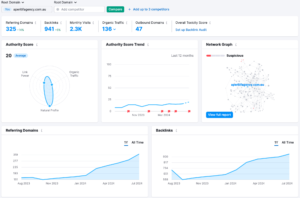 SEMrush Backlinks Analytics Tool